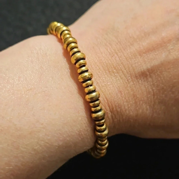 Alex and Ani Lotus Blossom bangle charm‎ bracelet + beaded bracelet - Picture 5 of 7